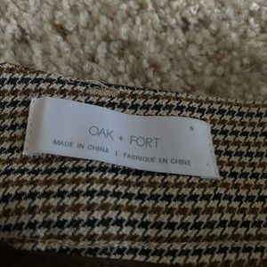 Oak and fort trousers
